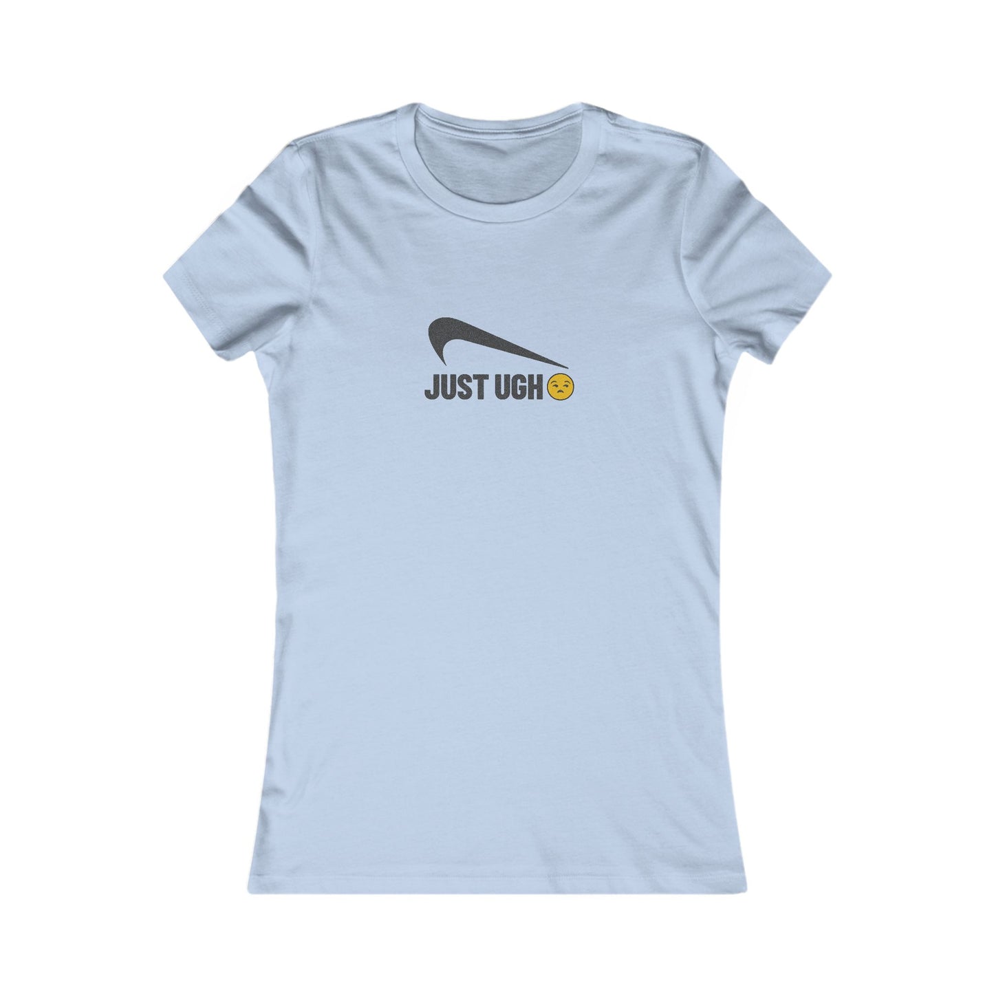 Just Ugh 😒 Athletic Parody — Retro Workout Women's Tee (Light)