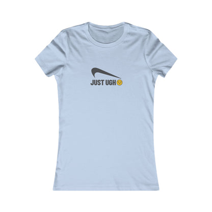 Just Ugh 😒 Athletic Parody — Retro Workout Women's Tee (Light)