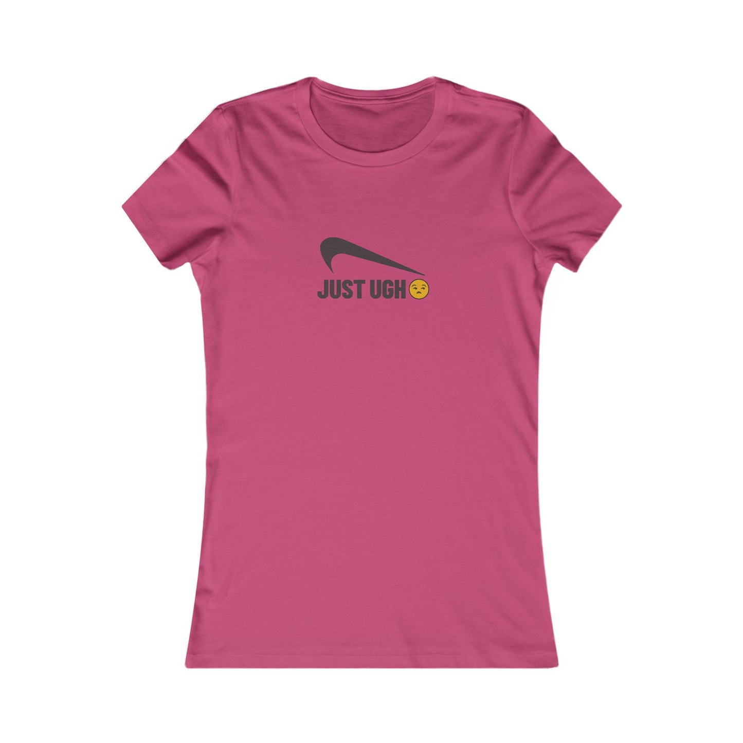 Just Ugh 😒 Athletic Parody — Retro Workout Women's Tee (Light)