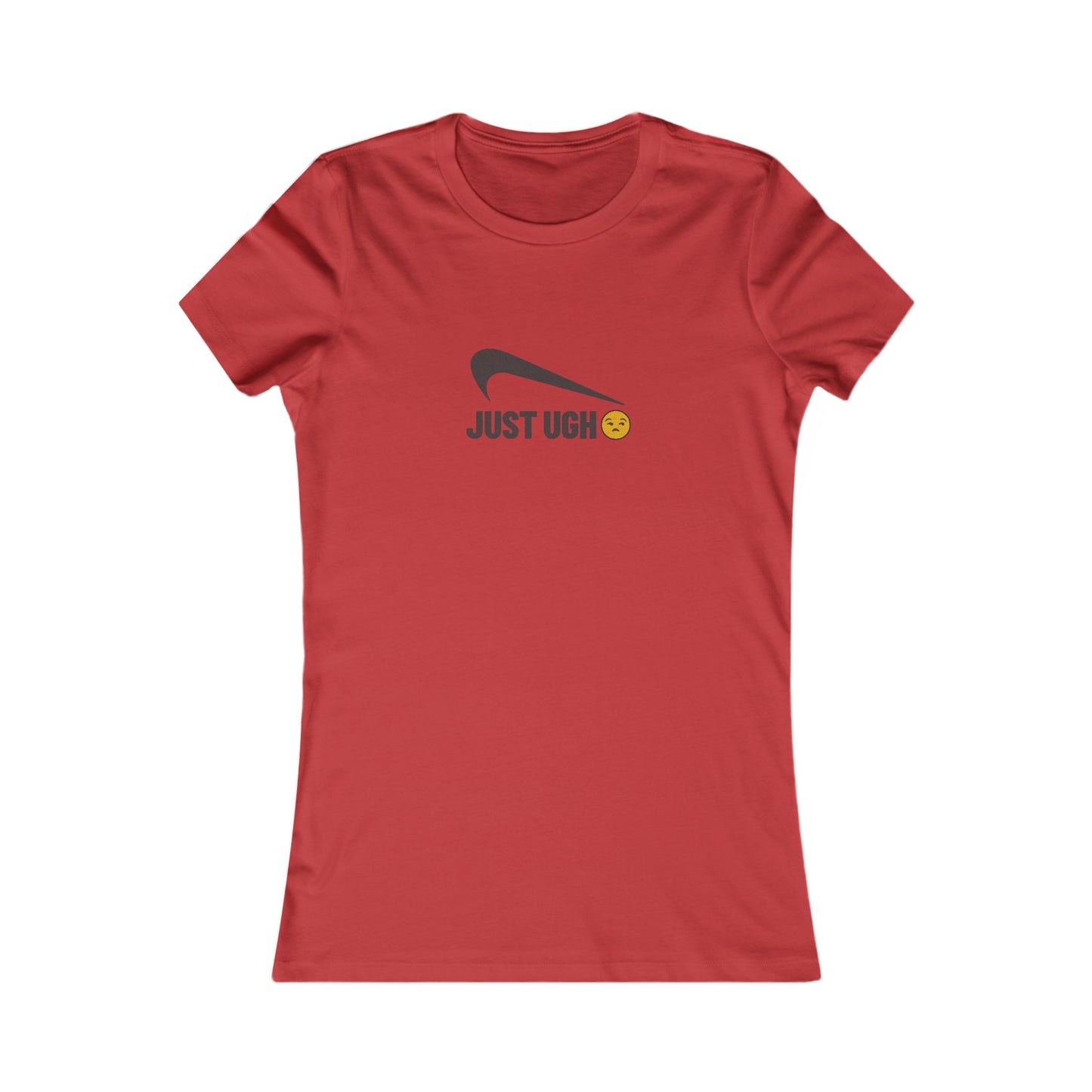 Just Ugh 😒 Athletic Parody — Retro Workout Women's Tee (Light)
