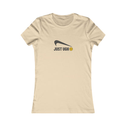 Just Ugh 😒 Athletic Parody — Retro Workout Women's Tee (Light)