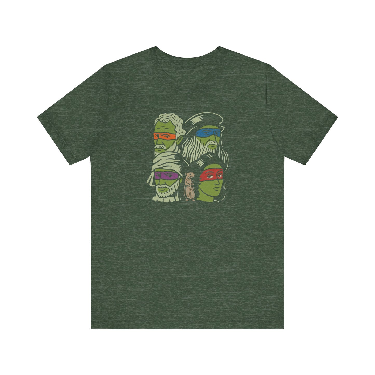 Renaissance Ninja Turtles — TMNT Retro Tee (Dark)