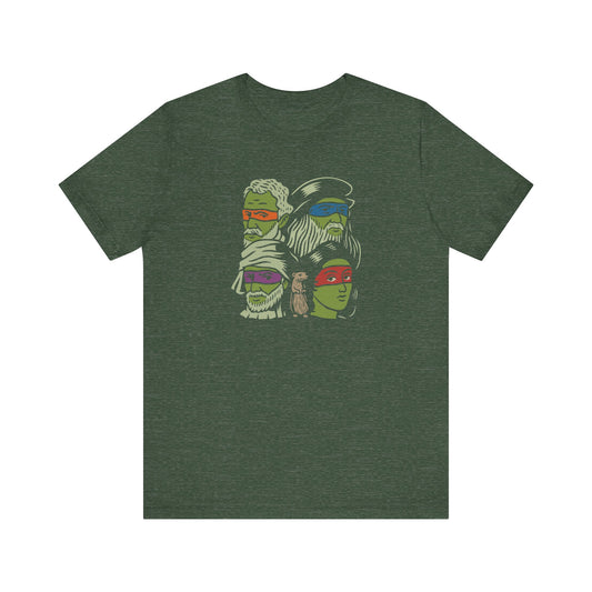 Renaissance Ninja Turtles — TMNT Retro Tee (Dark)