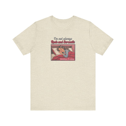 I'm Not Always Rude and Sarcastic — Retro Tee (Light)