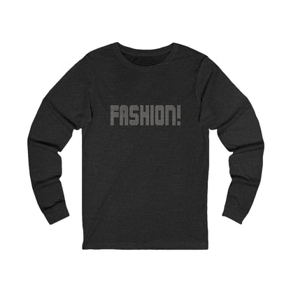 FASHION! — Psych Faux Rhinestones Retro Long Sleeve (Dark)