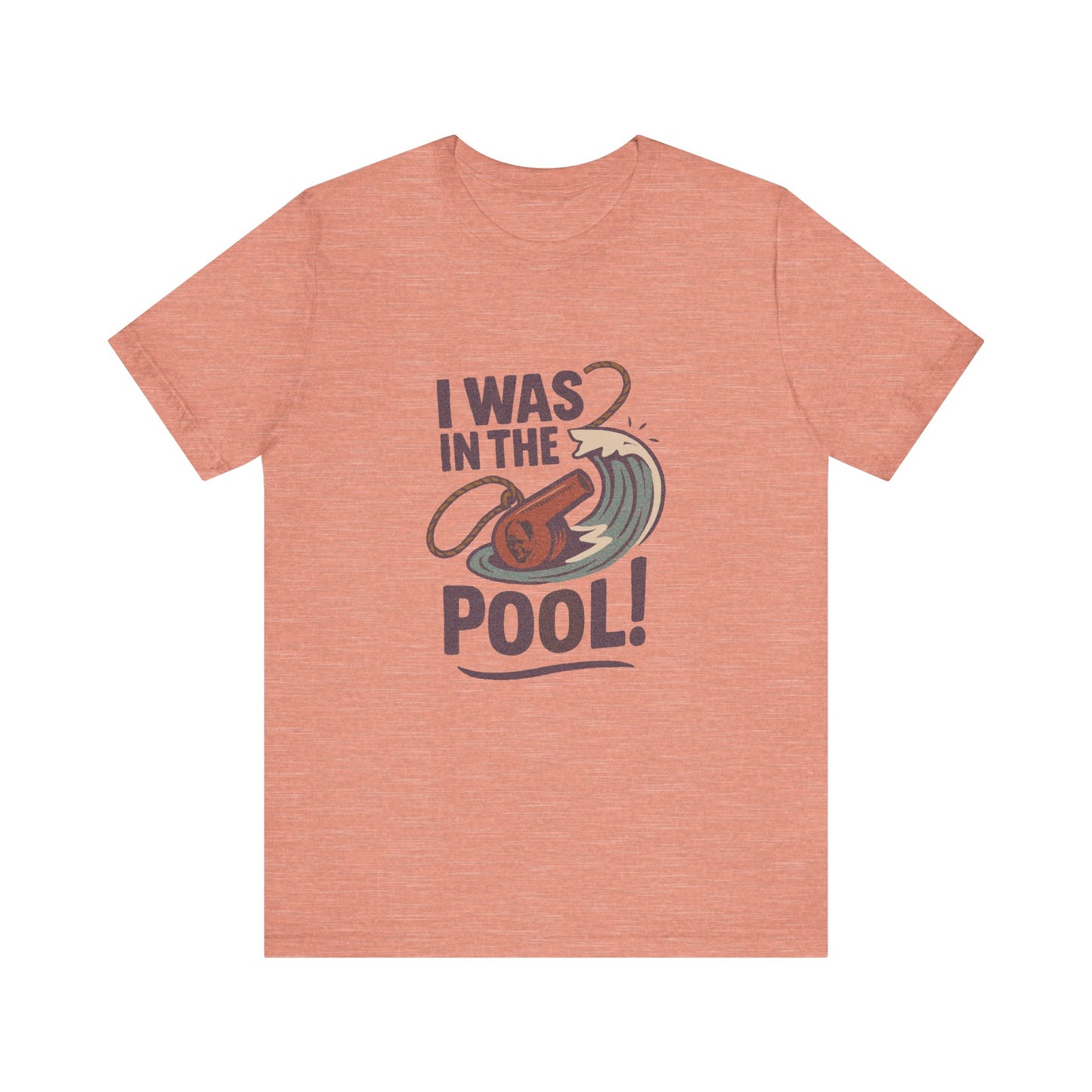 I Was in the Pool! — George Costanza Shrinkage Retro Tee (Light)