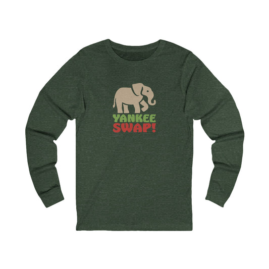 Yankee Swap! Christmas Party — Michael Scott Retro Long Sleeve (Dark)