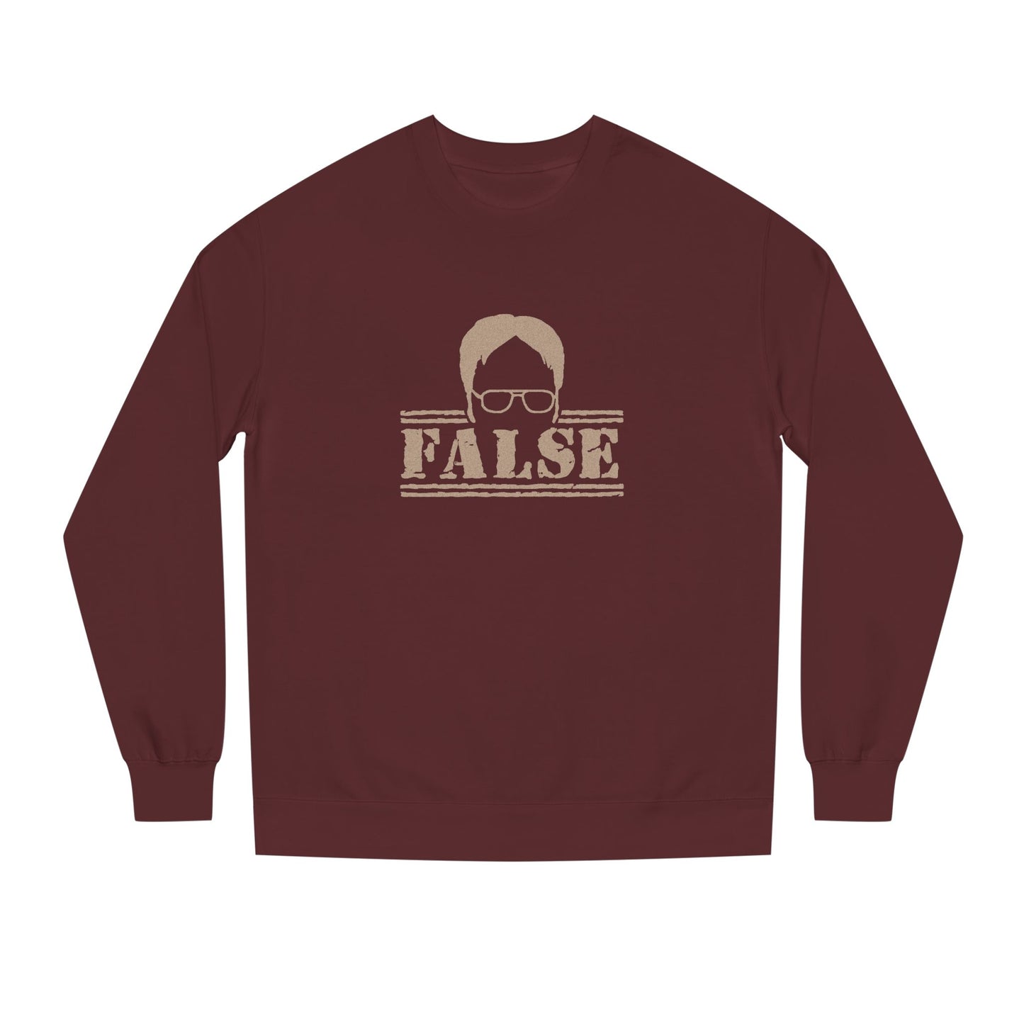 Dwight Schrute FALSE —  The Office-Inspired Sweatshirt (Dark)