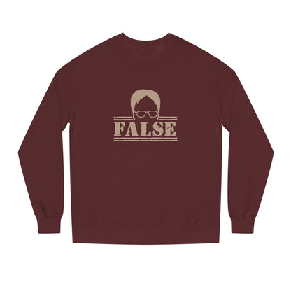 Dwight Schrute FALSE —  The Office-Inspired Sweatshirt (Dark)