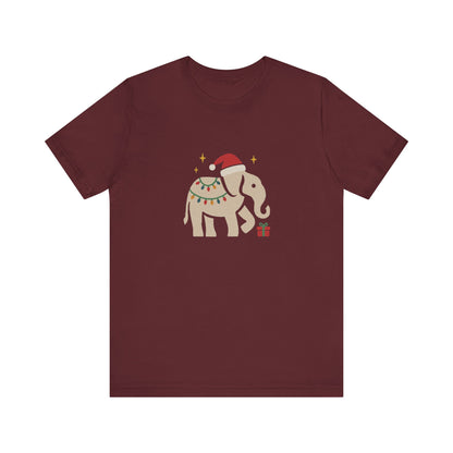 White Elephant Season — Retro Christmas Graphic Tee (Dark)