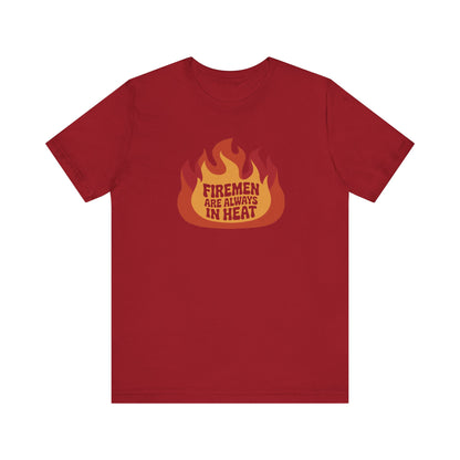 Firemen Are Always in Heat — Flirtatious Retro Tee (Dark)