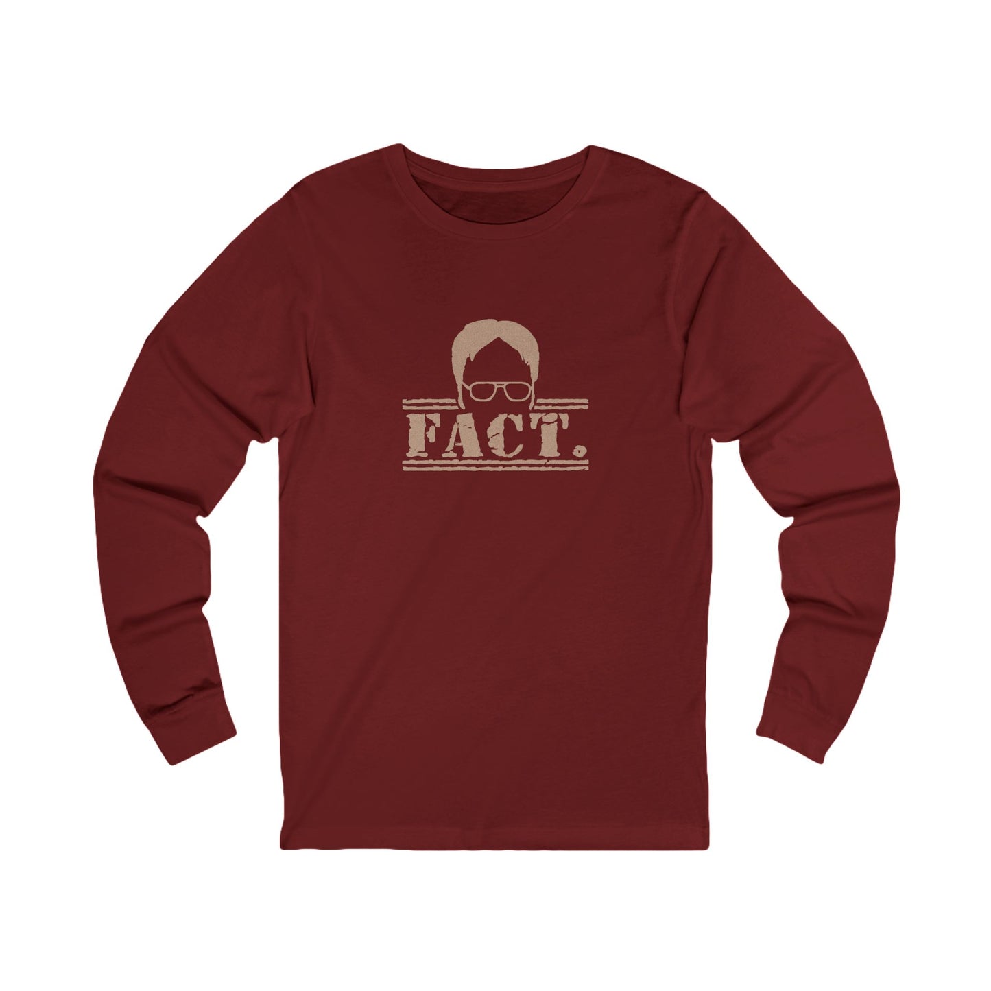 Dwight Schrute FACT. — The Office-Inspired Long Sleeve (Dark)