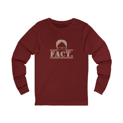 Dwight Schrute FACT. — The Office-Inspired Long Sleeve (Dark)