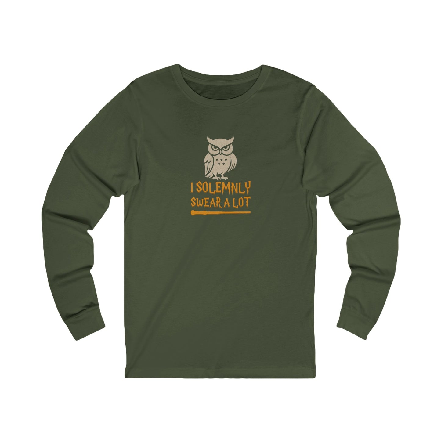 I Solemnly Swear a Lot — Harry Potter Retro Long Sleeve (Dark)