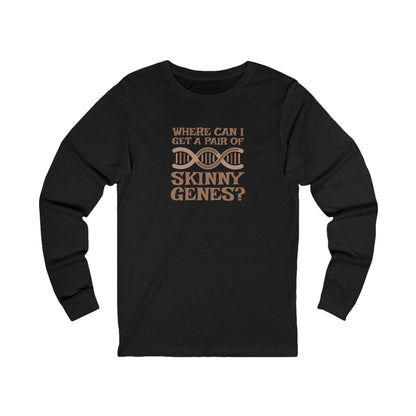 Pair of Skinny Genes — Retro Graphic Long Sleeve (Dark)