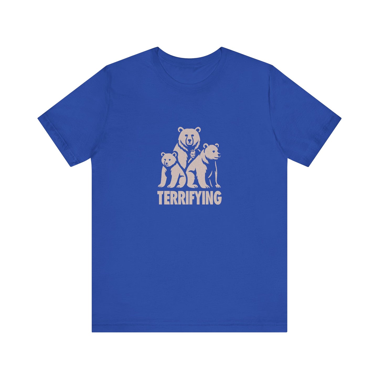 Bears Are Terrifying — Retro Silhouette Tee (Dark)