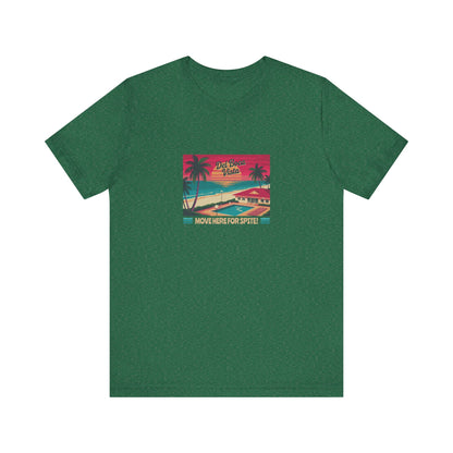 Del Boca Vista (Move Here For Spite!) — Seinfeld Retro Tee (Dark)