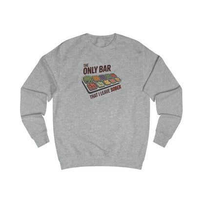 The Only Bar That I Leave Sober – Salad Bar Retro Sweatshirt (Light)
