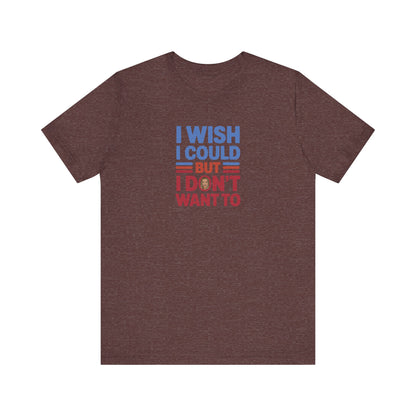 I Wish I Could, But I Don't Want To — Phoebe Buffay Retro Tee (Dark)