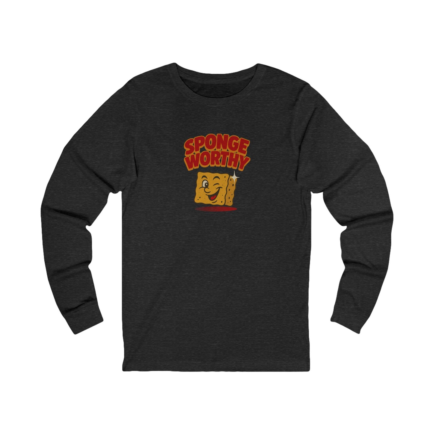 Spongeworthy — Seinfeld Retro Cartoon Long Sleeve (Dark)