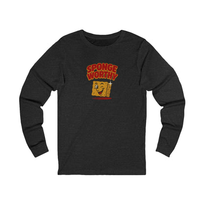 Spongeworthy — Seinfeld Retro Cartoon Long Sleeve (Dark)