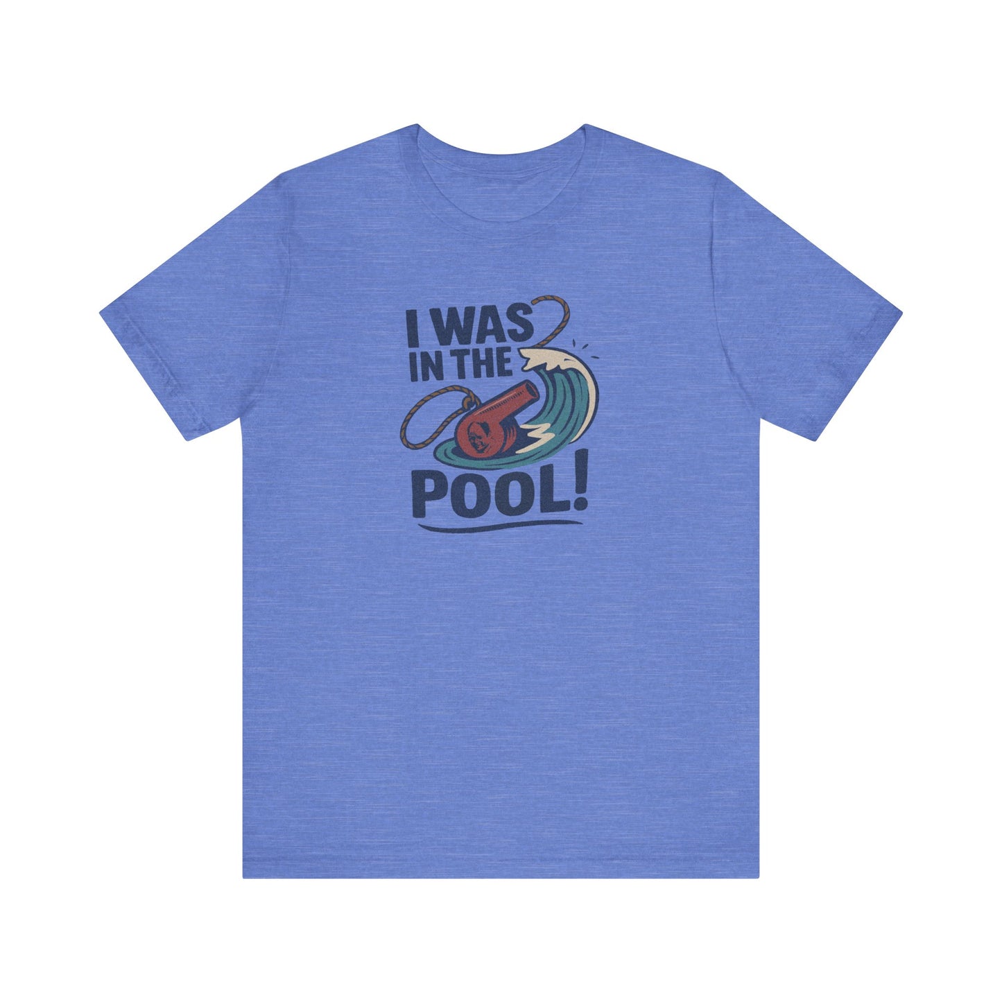I Was in the Pool! — George Costanza Shrinkage Retro Tee (Light)