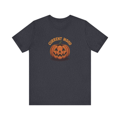Current Mood (Vintage Jack) — Retro Halloween Tee (Dark)