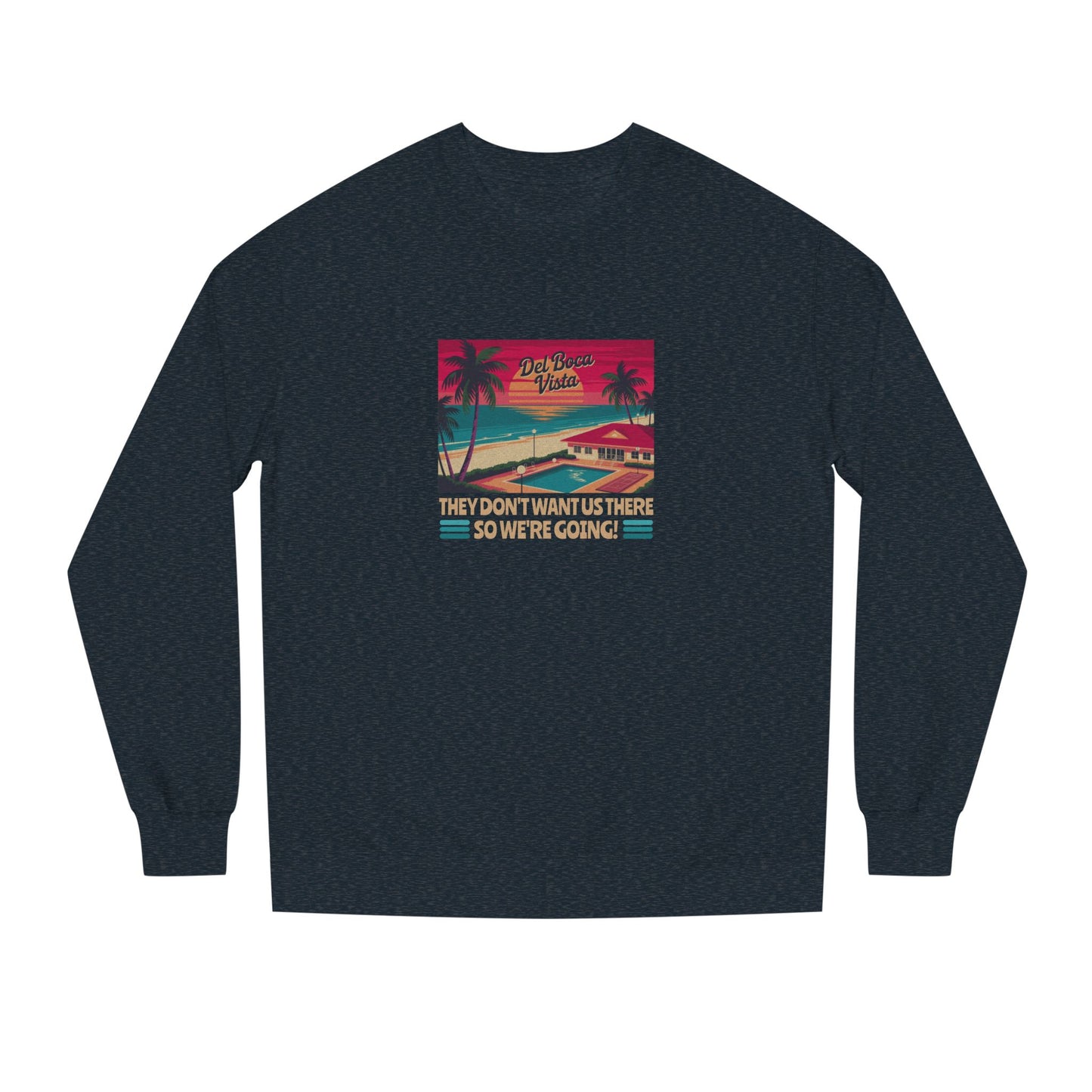 Del Boca Vista (We’re Going!) — Seinfeld Retro Sweatshirt (Dark)