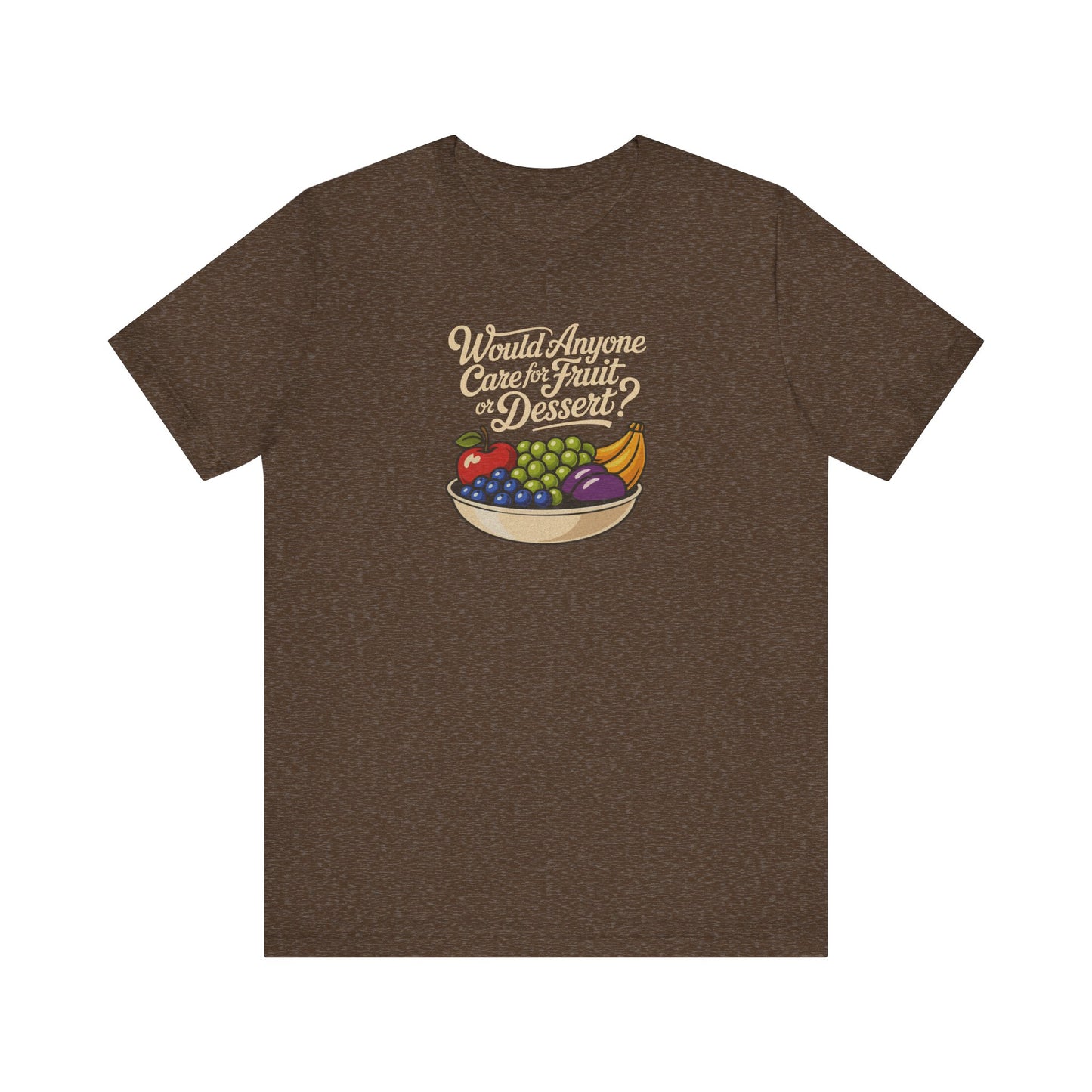 Would Anyone Care for Fruit or Dessert? — Clue Retro Tee (Dark)