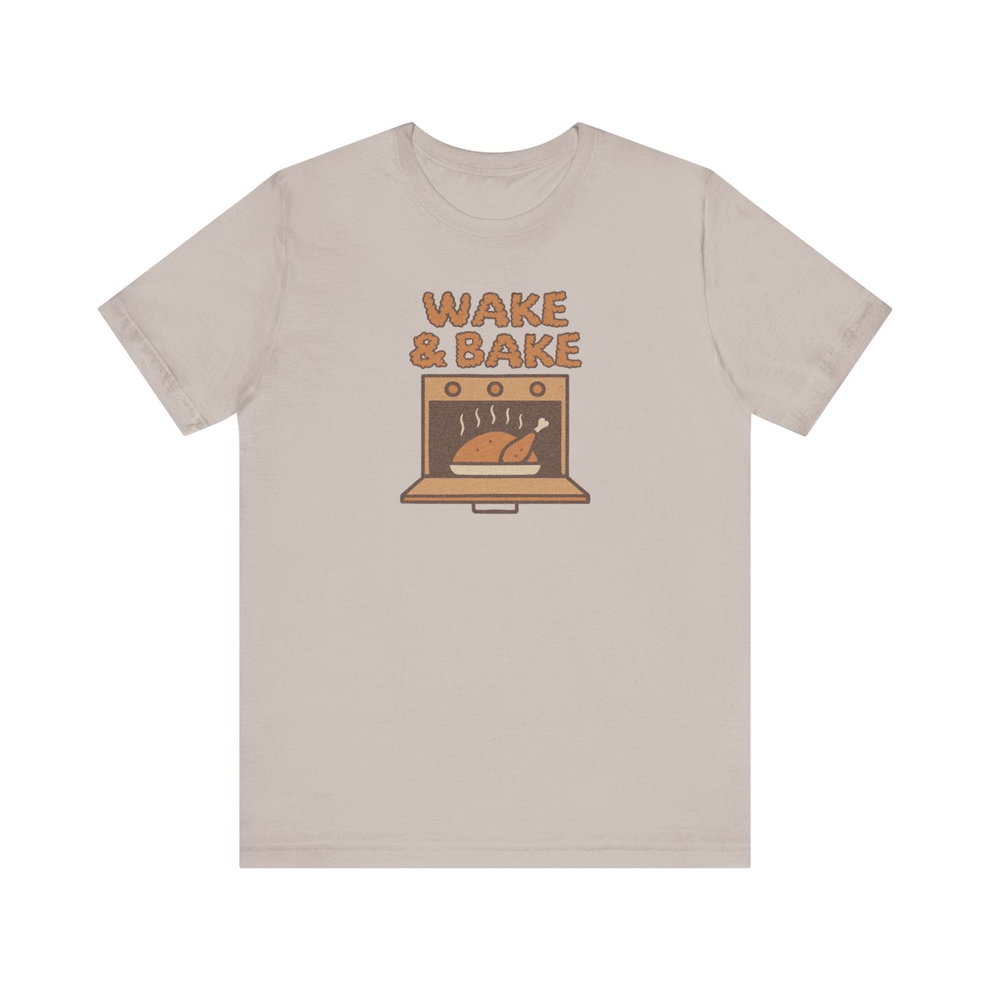 Wake & Bake — Retro Thanksgiving Turkey Tee (Light)