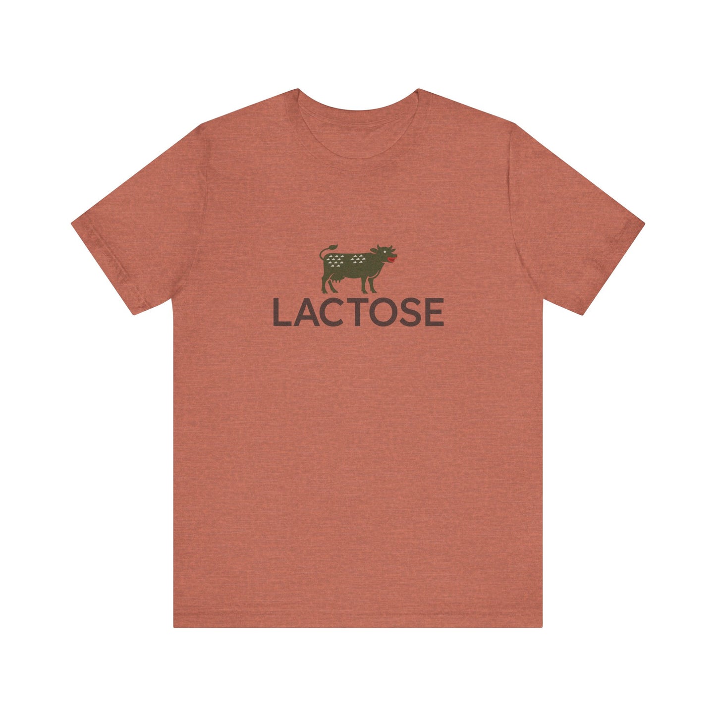 Life is a Beautiful… Typo – LACTOSE Logo Parody Retro Tee (Light)