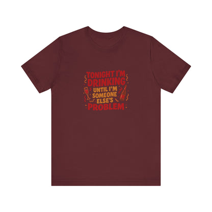 The Problem is Coming From Inside the Bar — Retro Tee (Dark)