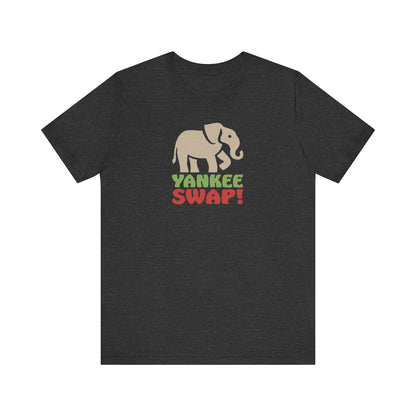 Yankee Swap! Christmas Party — Michael Scott Retro Tee (Dark)