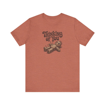 The Voodoo That You Do, So Well — Retro Voodoo Doll Tee (Light)