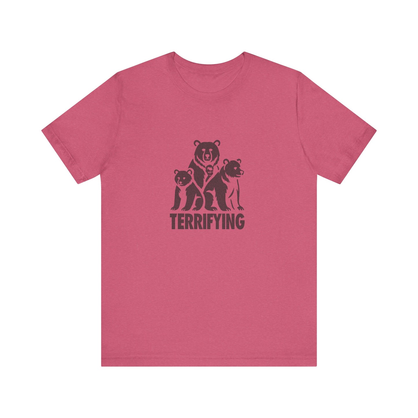 Bears Are Terrifying — Retro Silhouette Tee (Light)