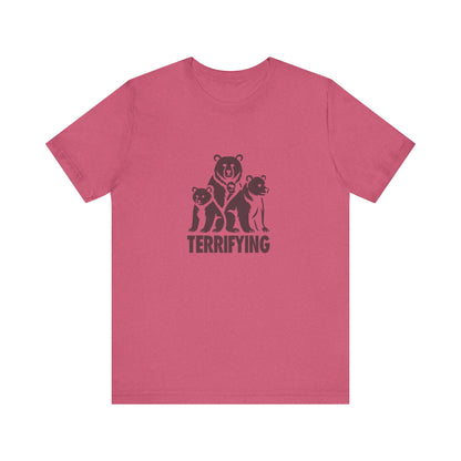 Bears Are Terrifying — Retro Silhouette Tee (Light)