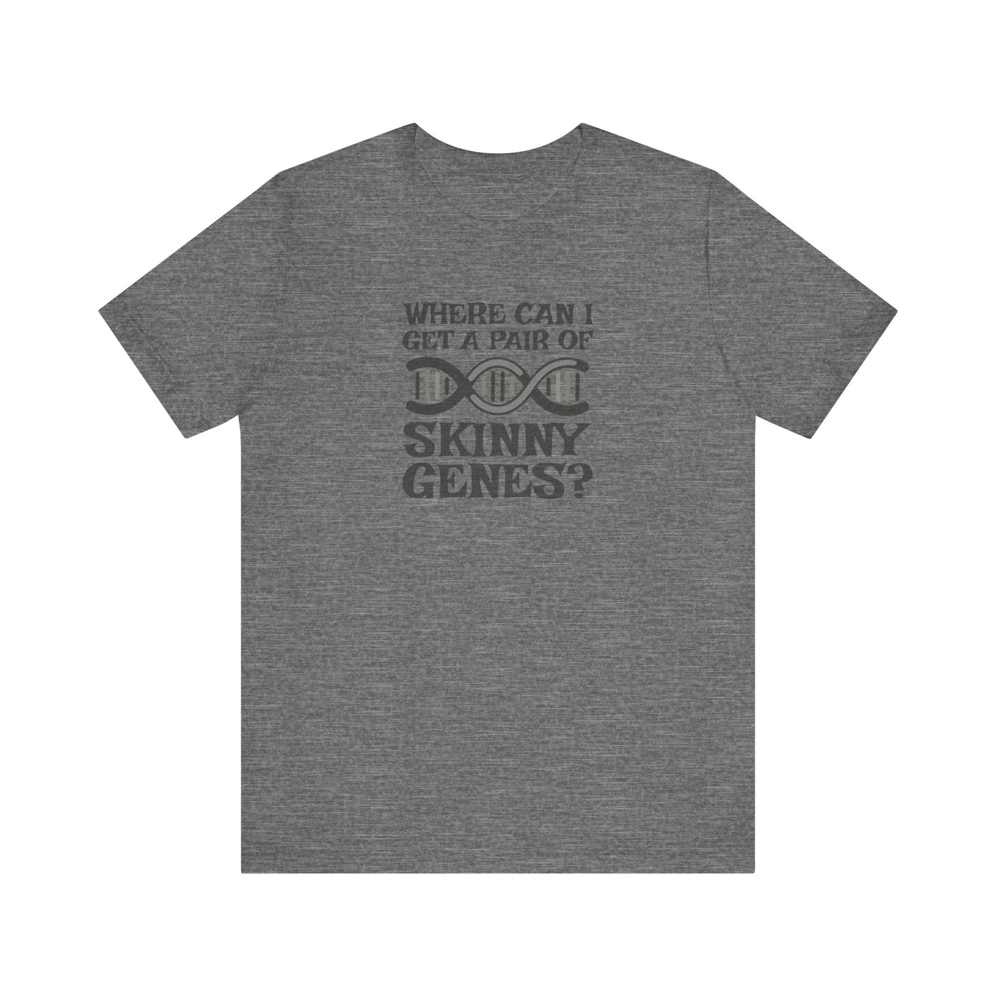 Pair of Skinny Genes — Retro Graphic Tee (Light)