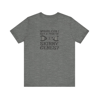 Pair of Skinny Genes — Retro Graphic Tee (Light)