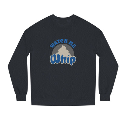 Watch Me Whip — Retro Thanksgiving Sweatshirt (Dark)