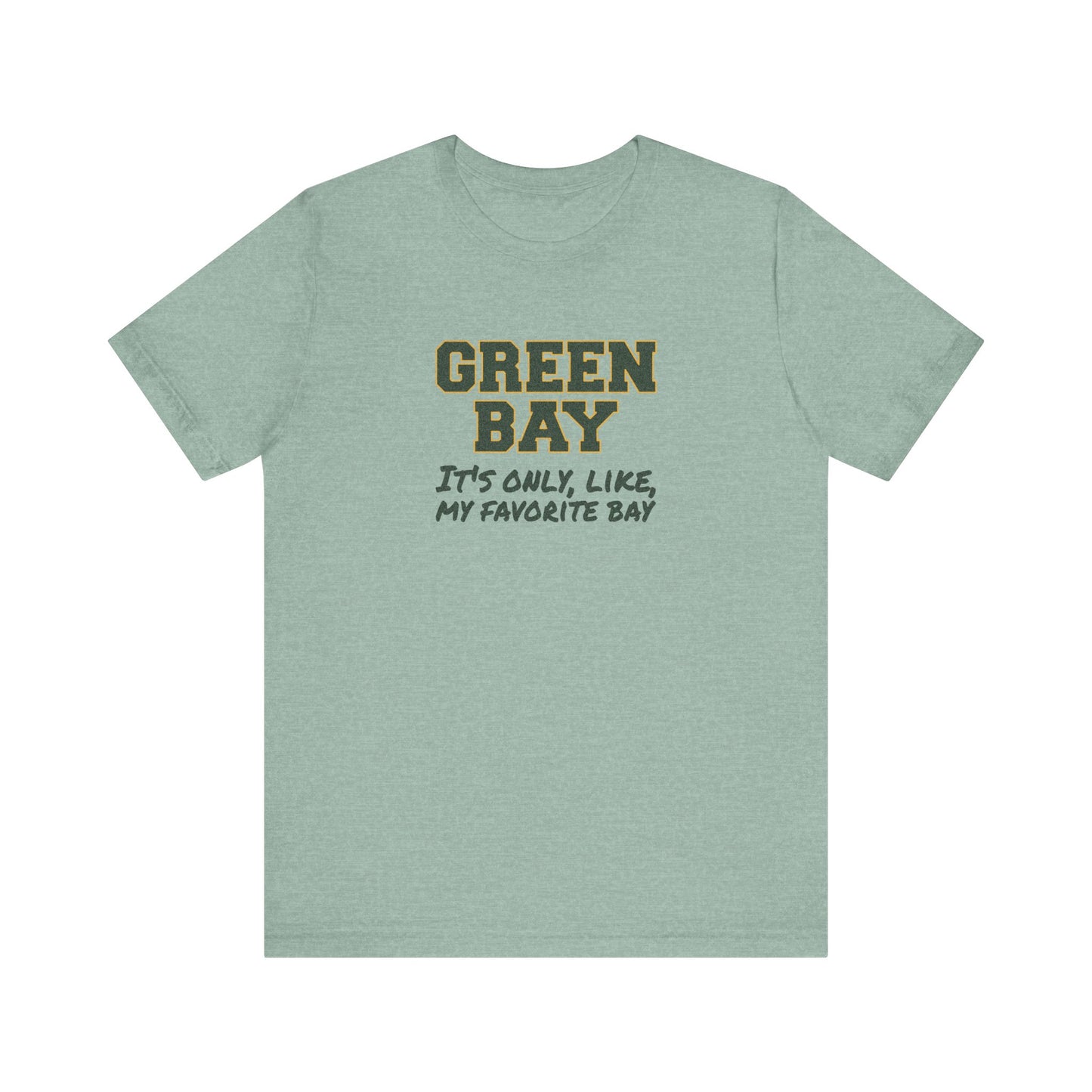 Green Bay (My Favorite Bay) — Phoebe Buffay Football Tee (Light)