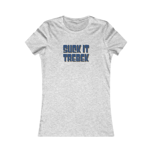 Suck It Trebek — SNL Celebrity Jeopardy Sketch Retro Women's Tee (Light)