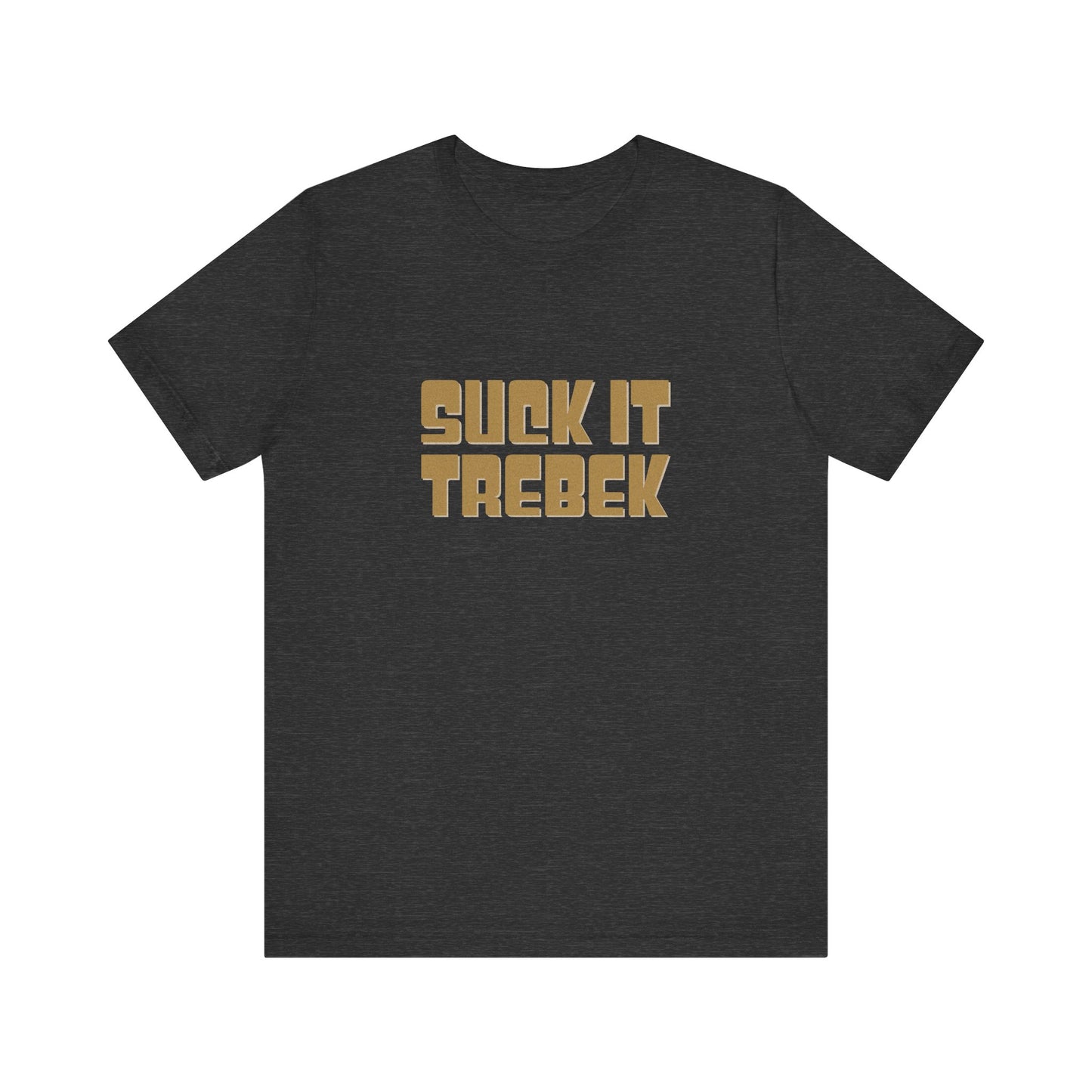 Suck It Trebek — SNL Celebrity Jeopardy Sketch Retro Tee (Dark)