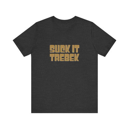 Suck It Trebek — SNL Celebrity Jeopardy Sketch Retro Tee (Dark)