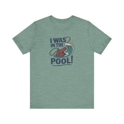 I Was in the Pool! — George Costanza Shrinkage Retro Tee (Light)