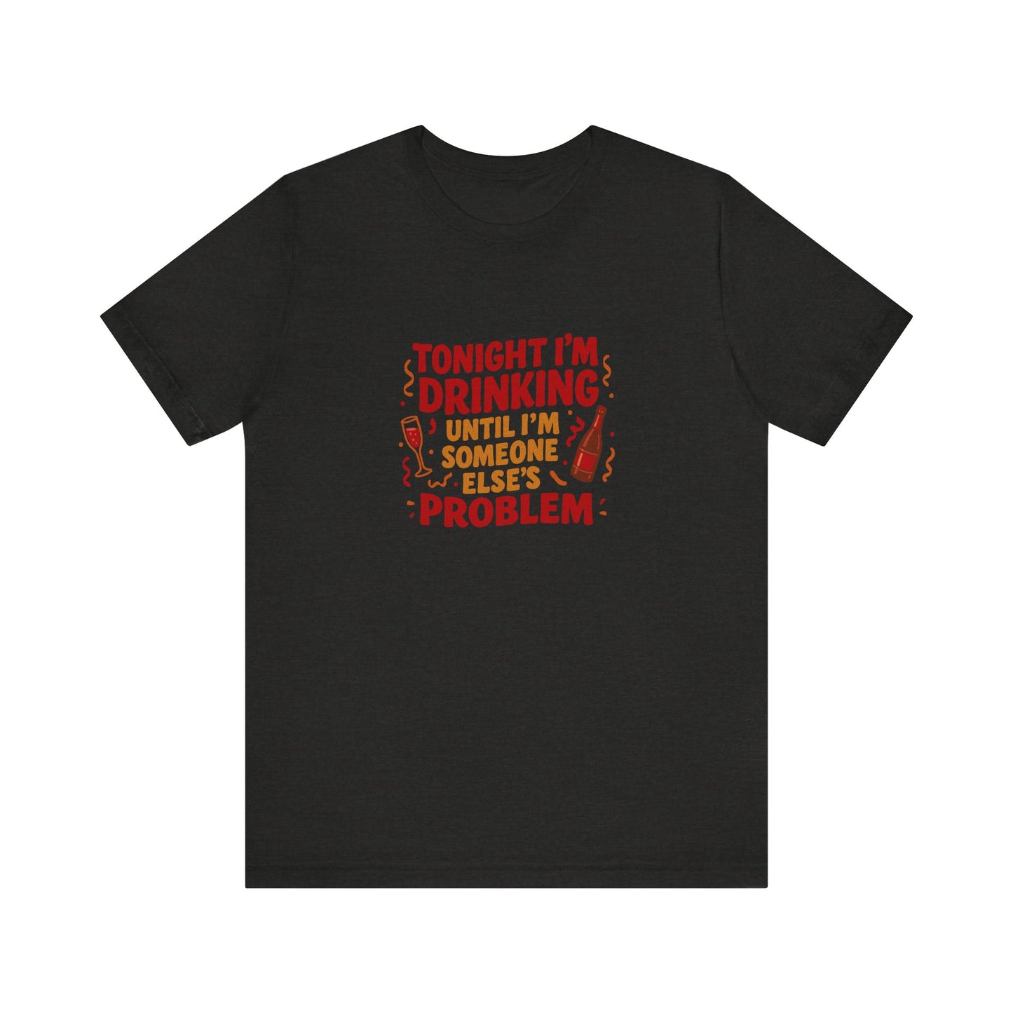 The Problem is Coming From Inside the Bar — Retro Tee (Dark)