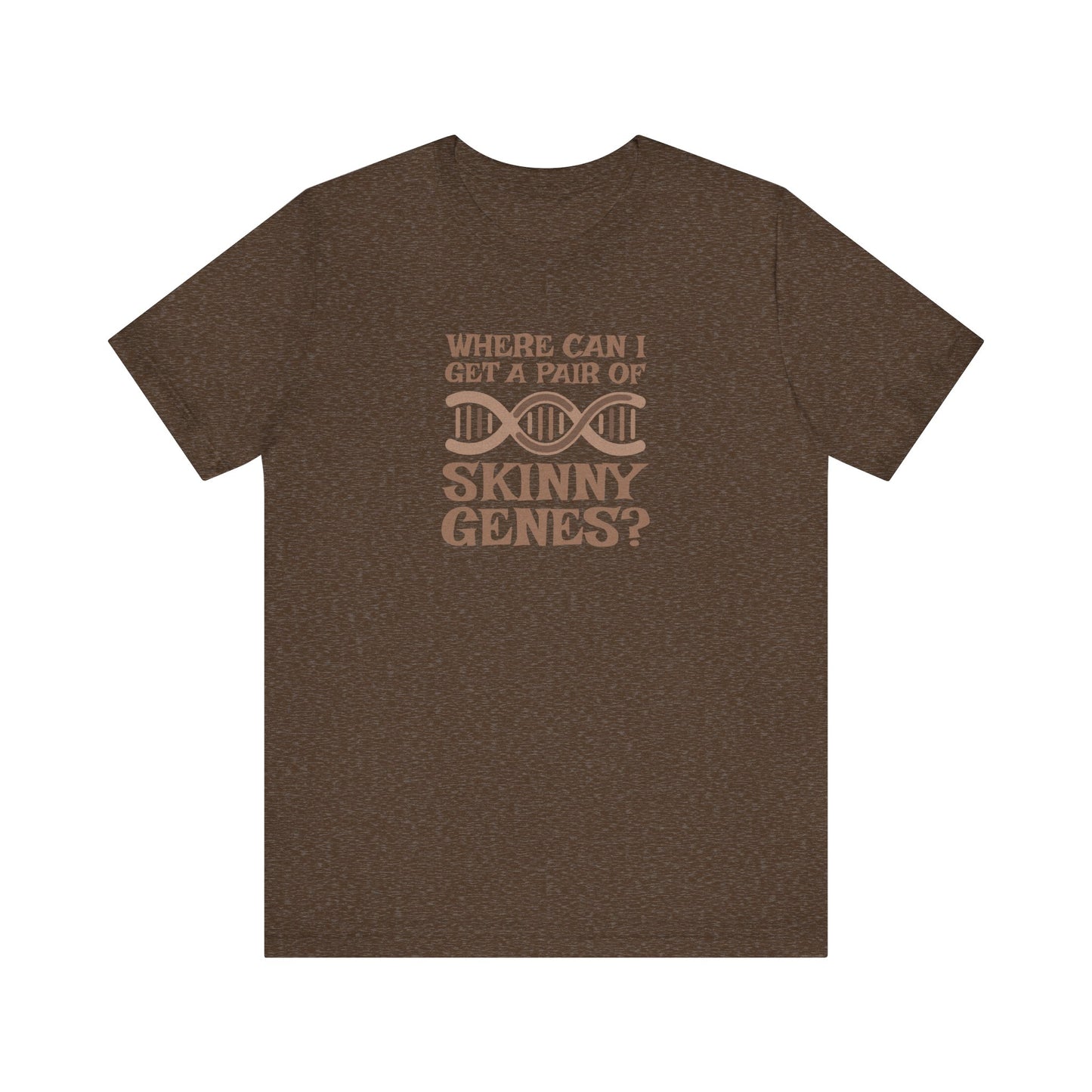 Pair of Skinny Genes — Retro Graphic Tee (Dark)