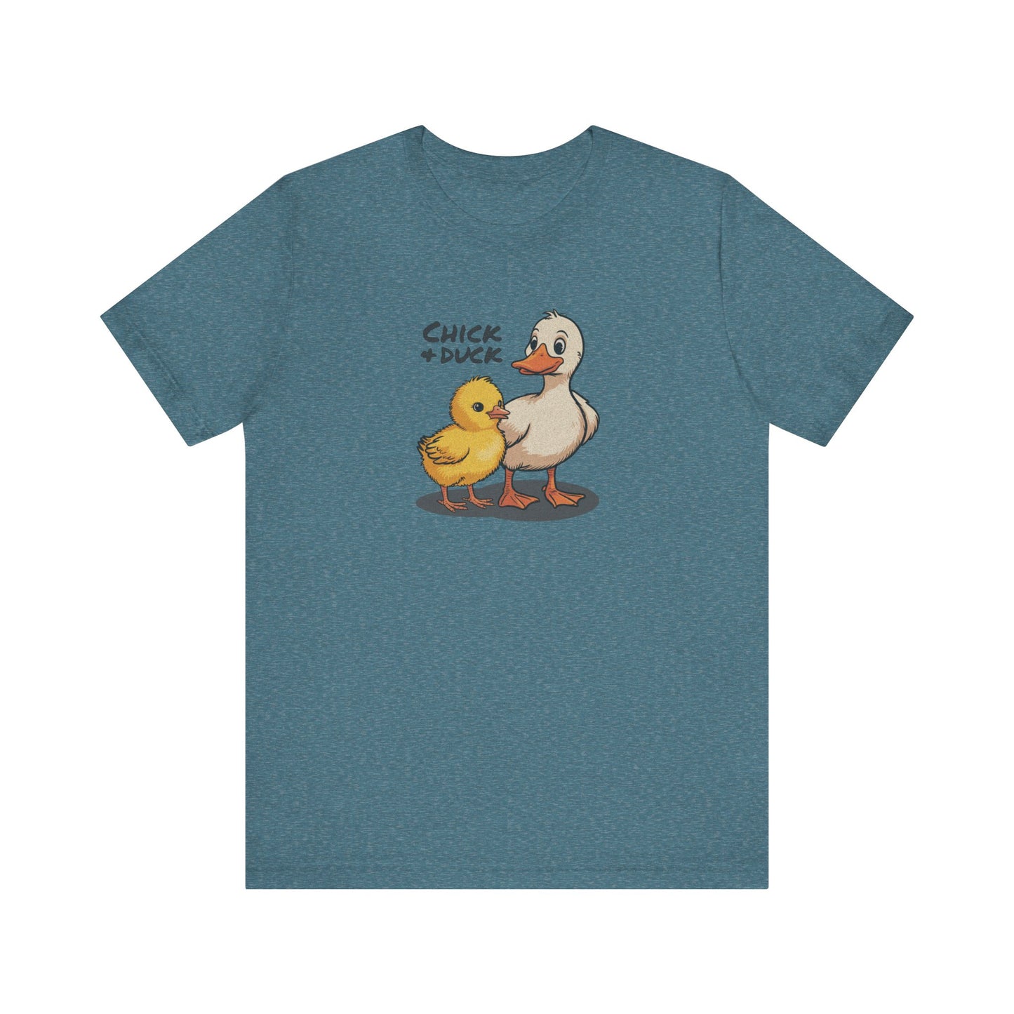 The Chick and the Duck — Friends Retro Tee (Light)