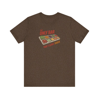 The Only Bar That I Leave Sober – Salad Bar Retro Tee (Dark)