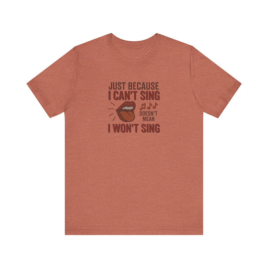 Sing Like Nobody’s Listening — Retro Tee (Light)