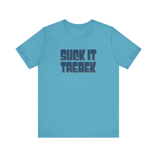 Suck It Trebek — SNL Celebrity Jeopardy Sketch Retro Tee (Light)